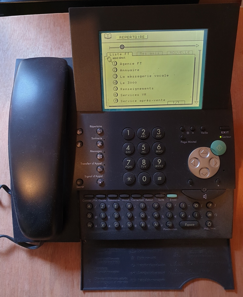 Le Minitel Sillage 1000 VR ALCATEL